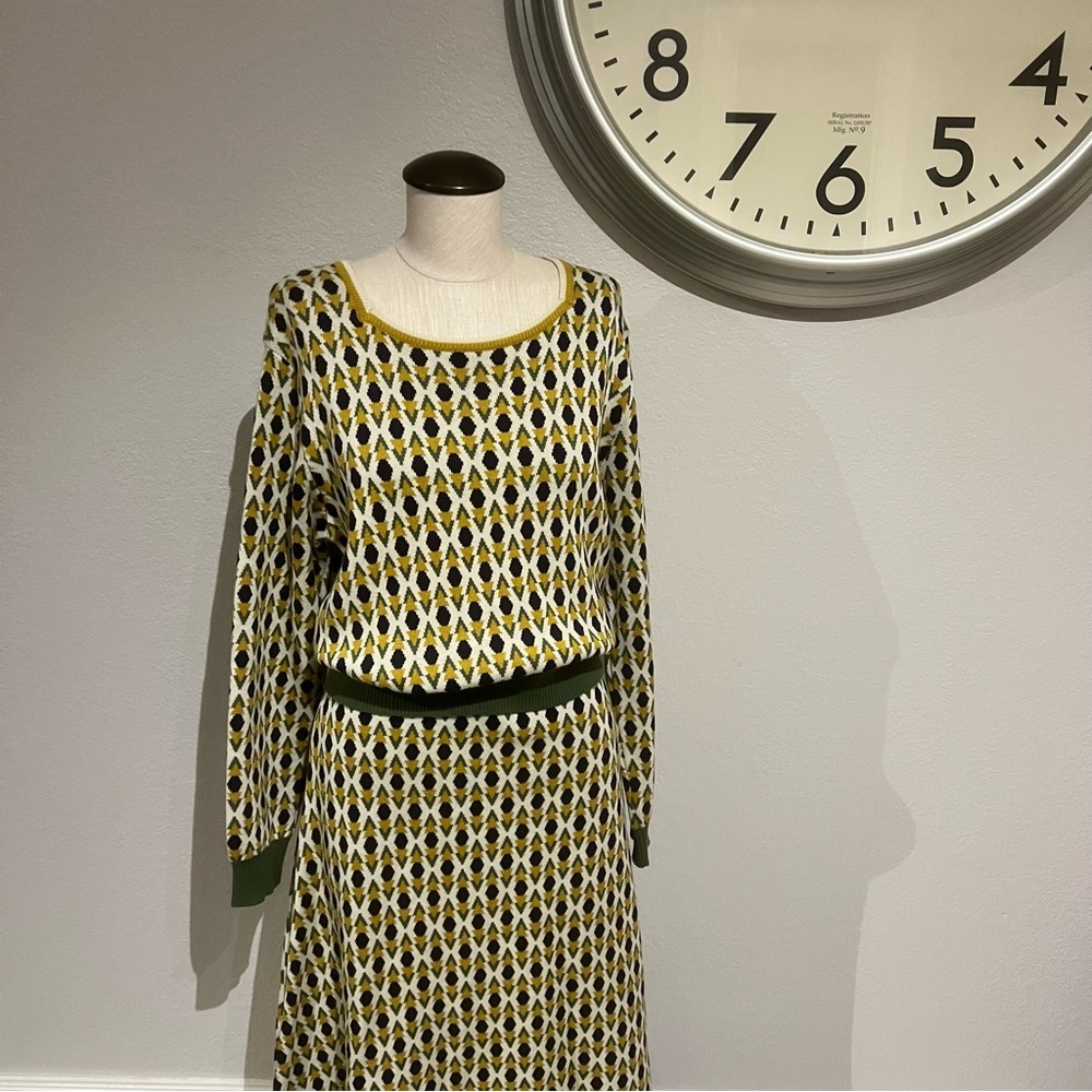 Knit Print Dress
